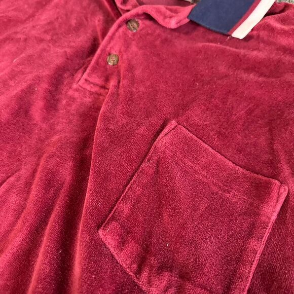 Unbranded Men's Burgundy and Red Polo-shirts - Picture 5 of 6